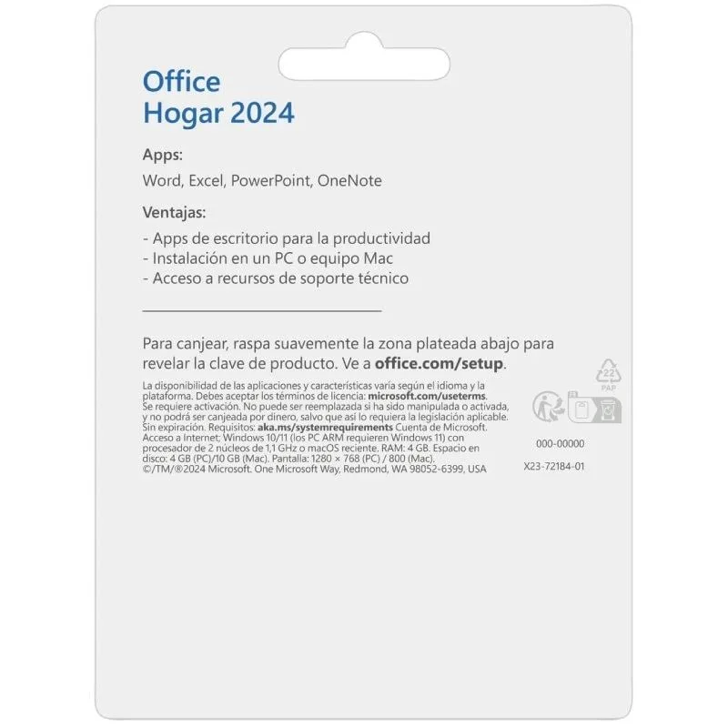 Microsoft Office Hogar 2024, foto 2