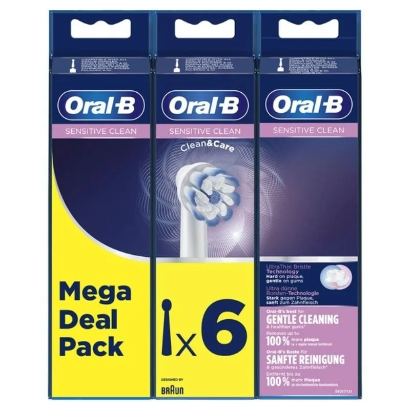 Cabezal de Recambio Braun para cepillo Braun Oral-B Sensitive Clean