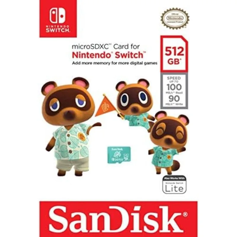 Tarjeta de Memoria SanDisk Nintendo Switch 512GB microSD XC UHS-I, foto 3