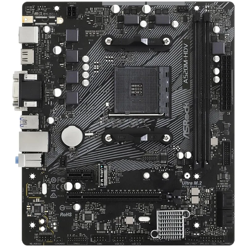 Placa Base Asrock A520M-HDV, foto 2