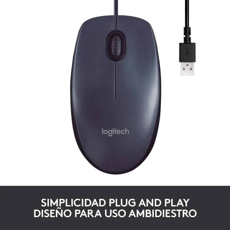 Ratón Logitech B100 OEM, foto 3