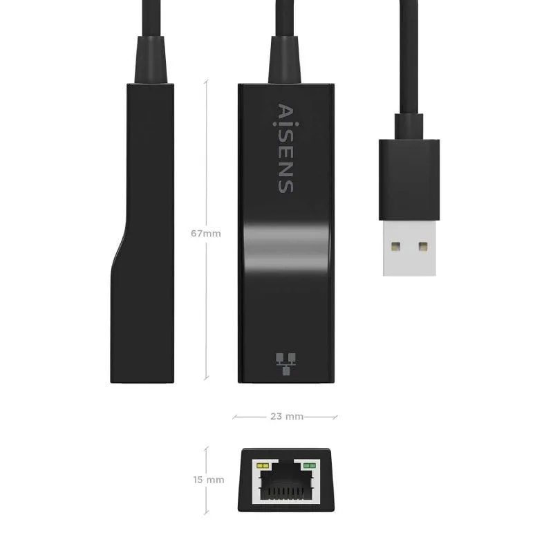 Adaptador USB 3.0 - RJ45 Aisens A106-0766, foto 4