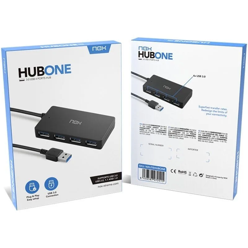 Hub USB 3.0 Nox One, foto 4