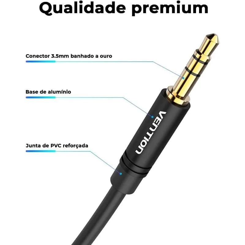 Cable Estéreo Vention BAKBF, foto 2