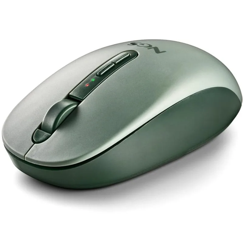 Ratón Ergonómico Inalámbrico NGS Fog Dual FOGDUALGREEN Silencioso, foto 4