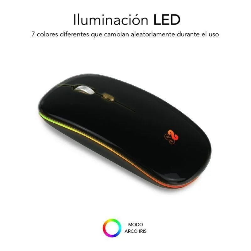 Ratón Inalámbrico Subblim LED Dual Flat, foto 2