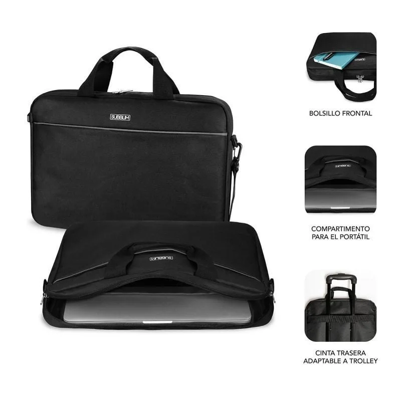 Maletín + Ratón Subblim Select Pack para Portátiles hasta 15.6", foto 2