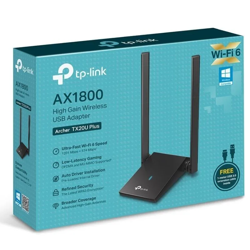 Adaptador USB - WiFi TP-Link Archer TX20U Plus, foto 4