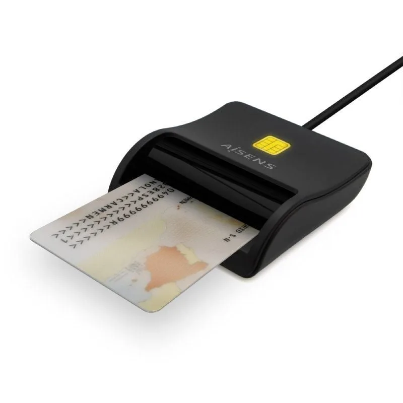 Lector de DNI USB Tipo-C Aisens ASCR-SN03C-BK, foto 2