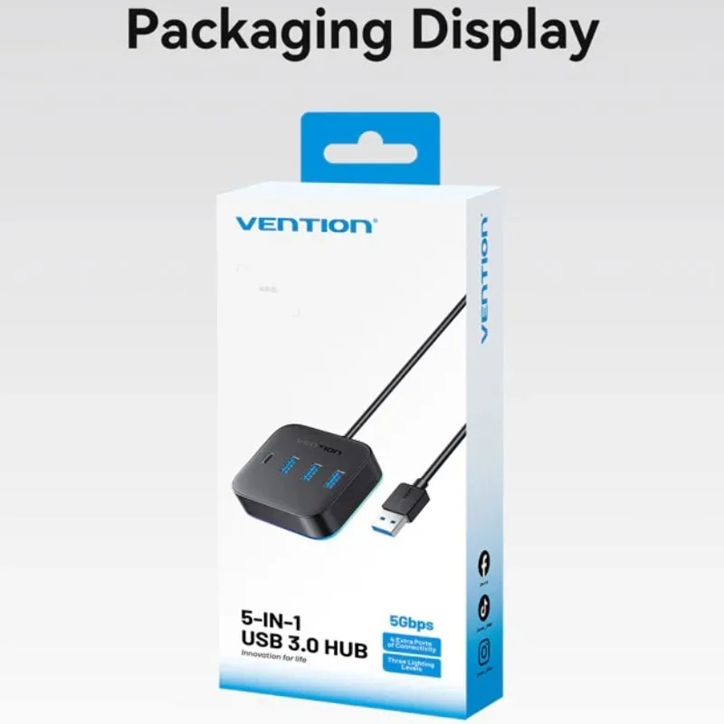 Hub USB 3.0 Vention CHZBC, foto 4