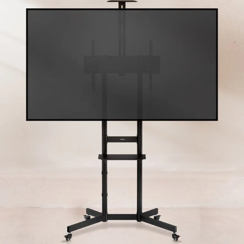 Soporte de Suelo Inclinable con Ruedas TooQ NEFERTITI FS1151M-B para TV de 37-70", foto 3