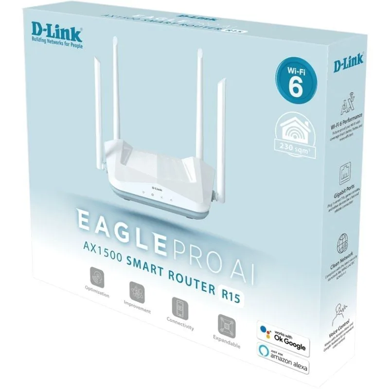 Router Inalámbrico D-Link R15/E EAGLE PRO AI AX1500, foto 3