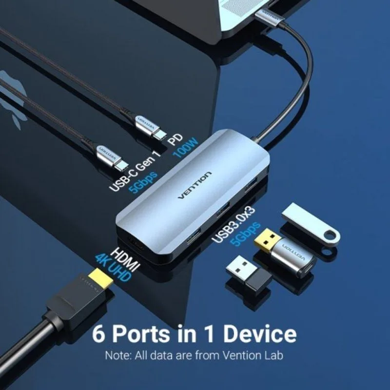 Docking USB Tipo-C Vention TOFHB, foto 2
