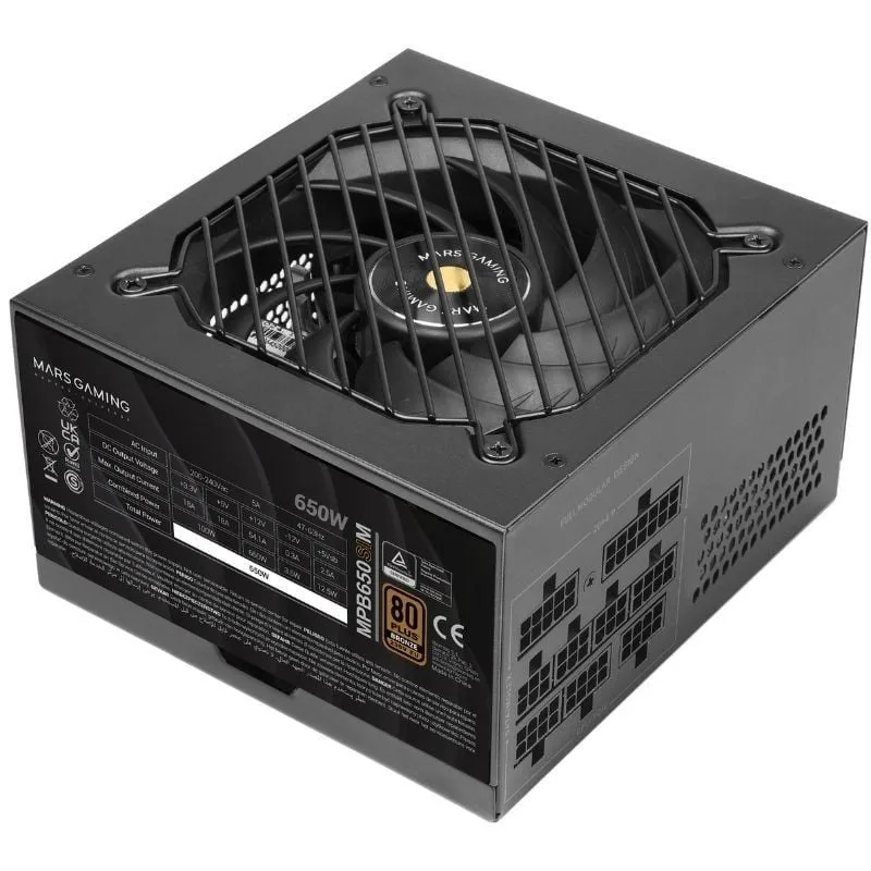 Fuente de Alimentación Mars Gaming MPB650SIM