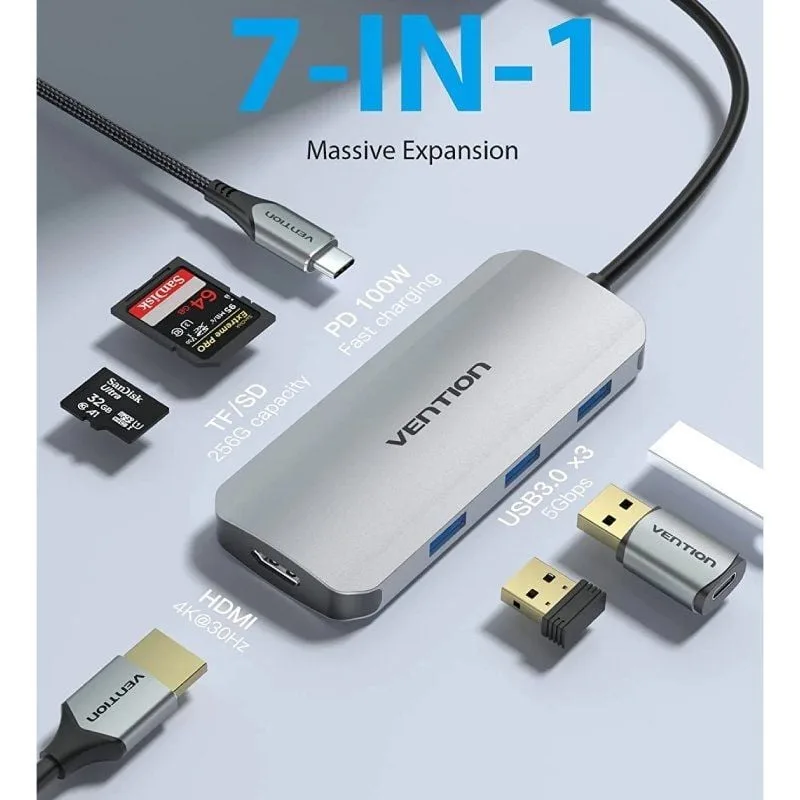 Docking USB Tipo-C Vention TOJHB, foto 4