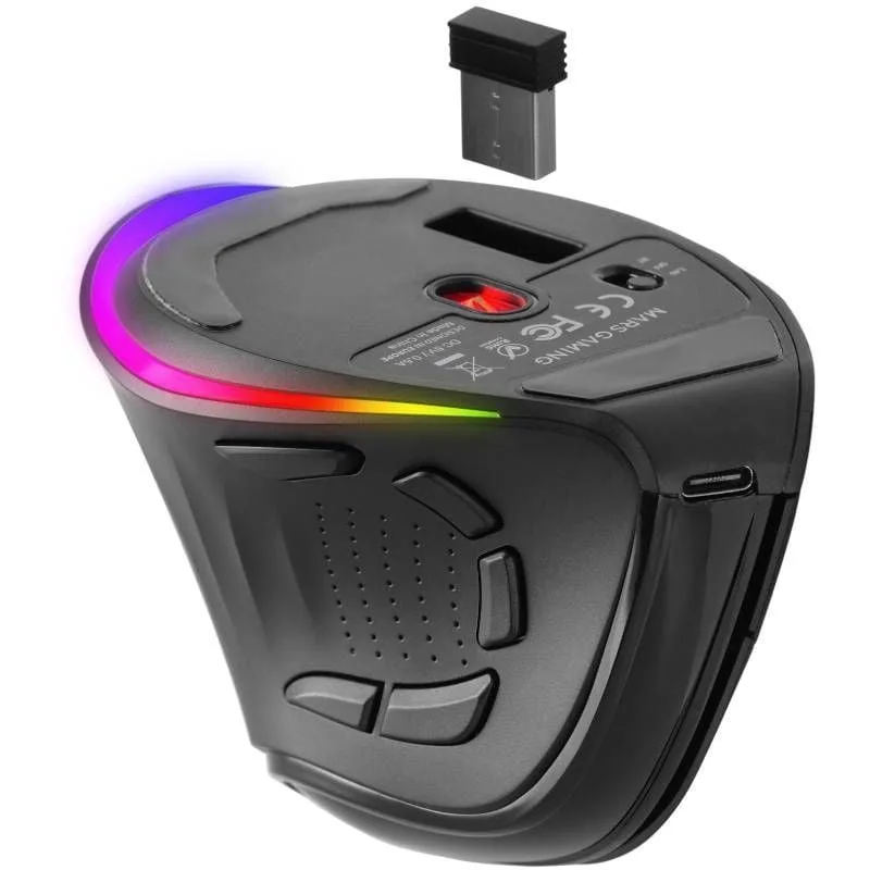 Ratón Gaming Vertical Inalámbrico Mars Gaming MM-SK, foto 5