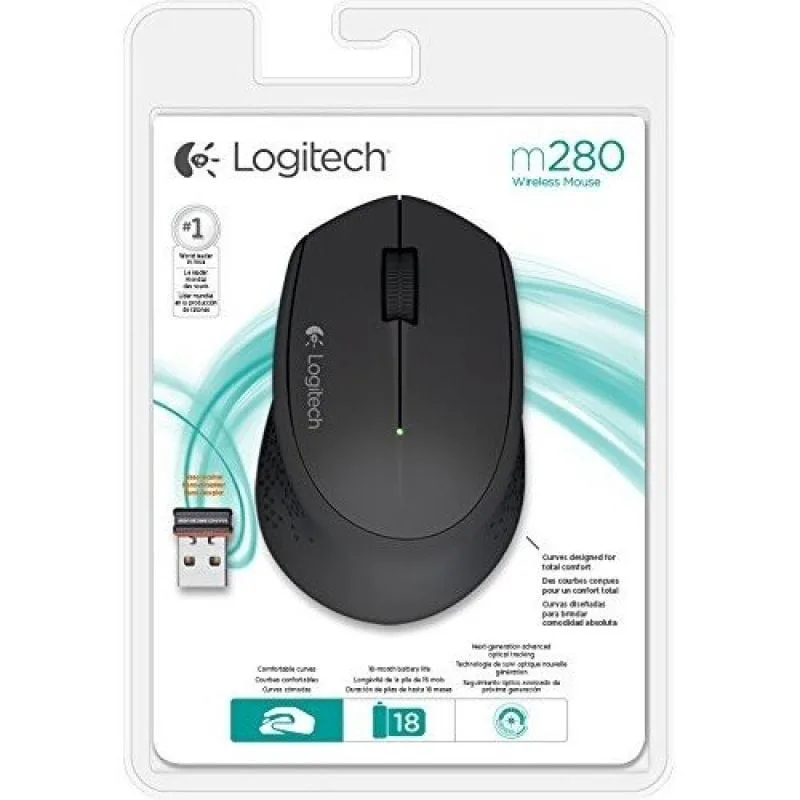 Ratón Ergonómico Inalámbrico Logitech M280, foto 5