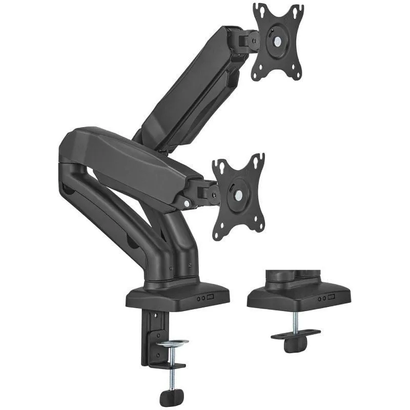 Soporte de Mesa con Contrapeso para 2 Monitores o TV Aisens DT32TSR-221/Giratorio