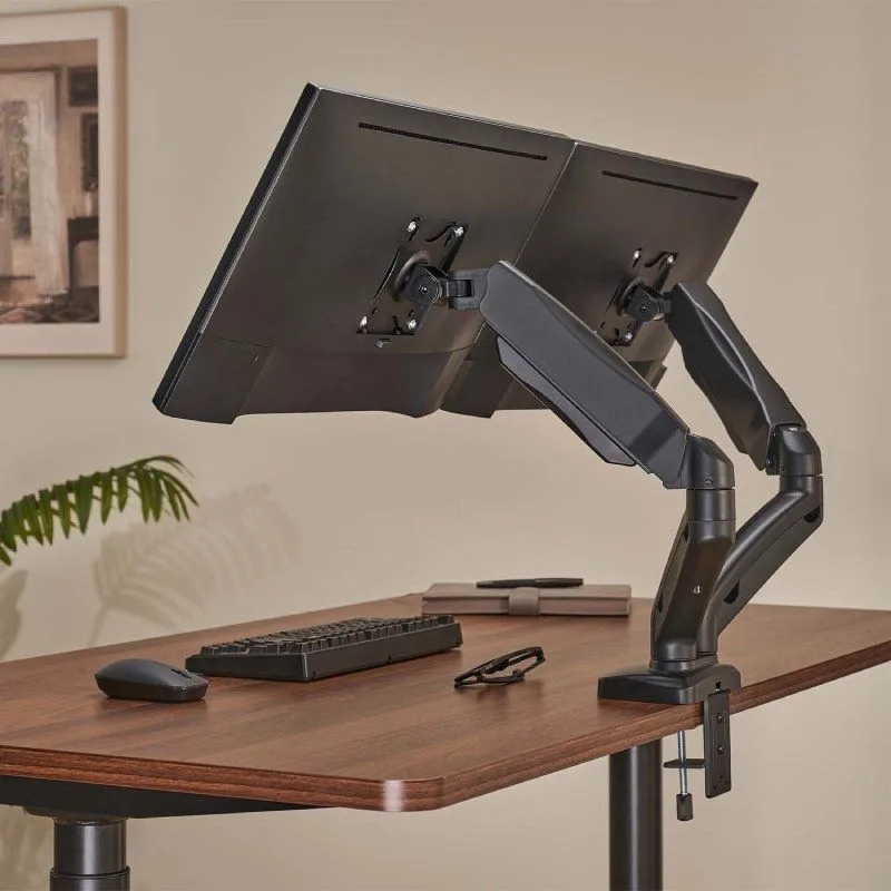 Soporte de Mesa con Contrapeso para 2 Monitores o TV Aisens DT32TSR-221/Giratorio, foto 4