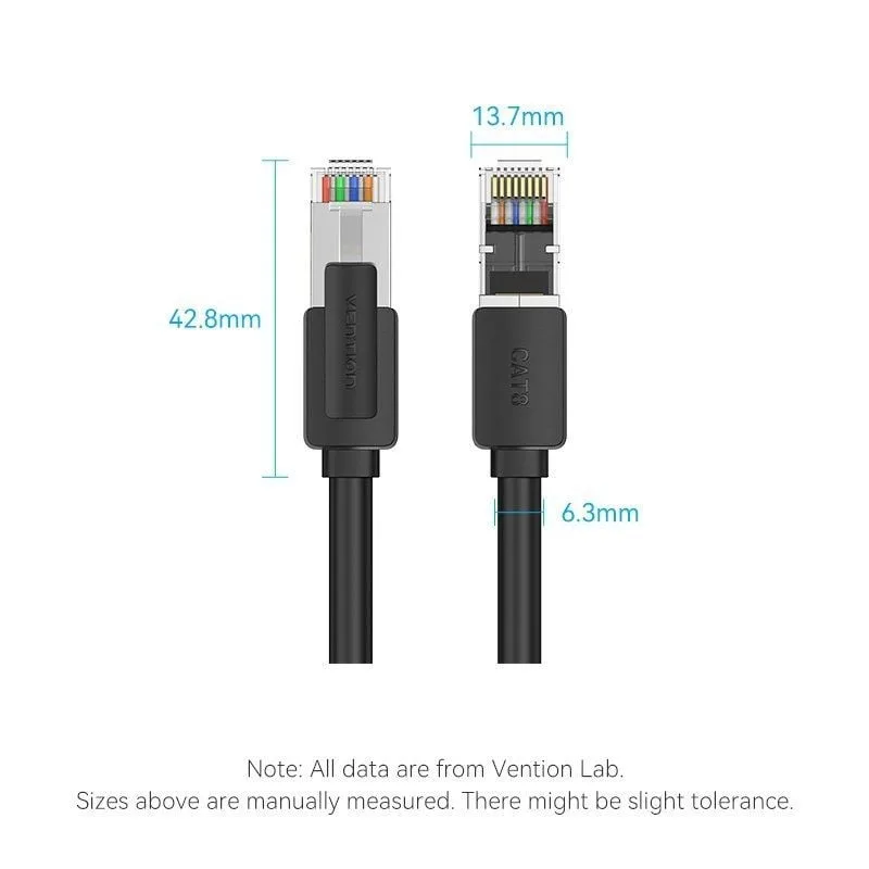 Cable de Red RJ45 UTP 26AWG Vention IKKBJ Cat.8, foto 4