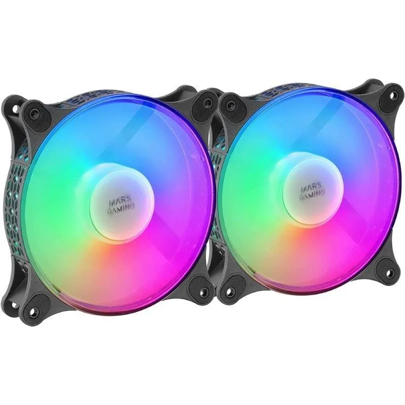 Pack 2 Ventiladores Mars Gaming MFDUO