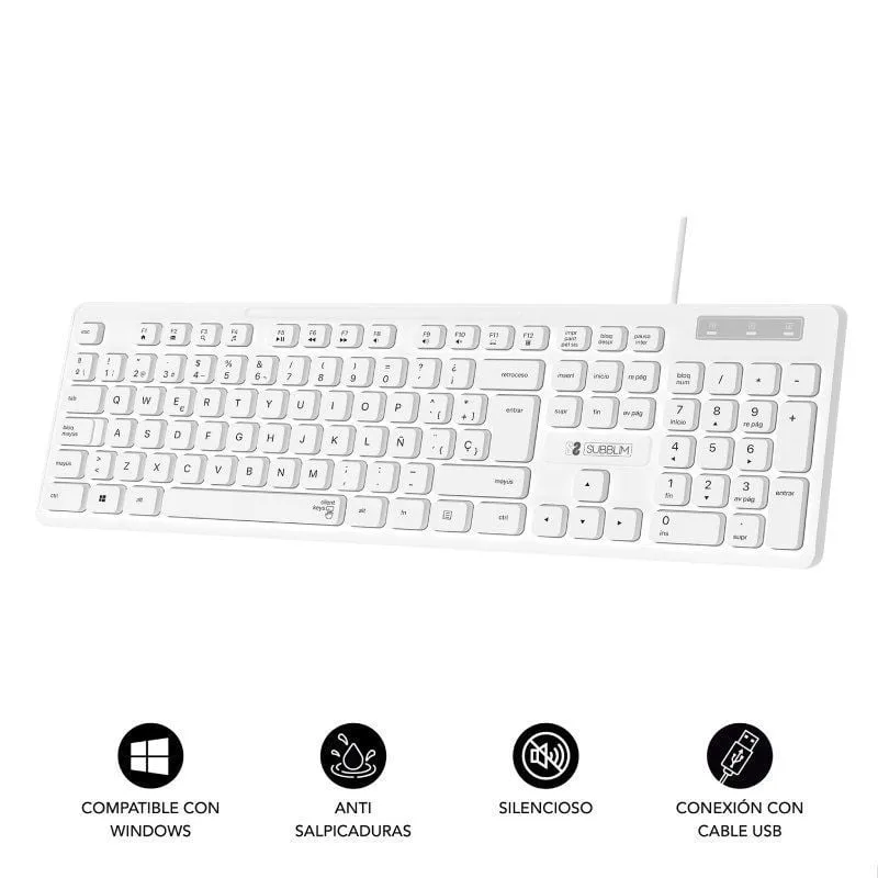Teclado Subblim Business Slim Silencioso, foto 4