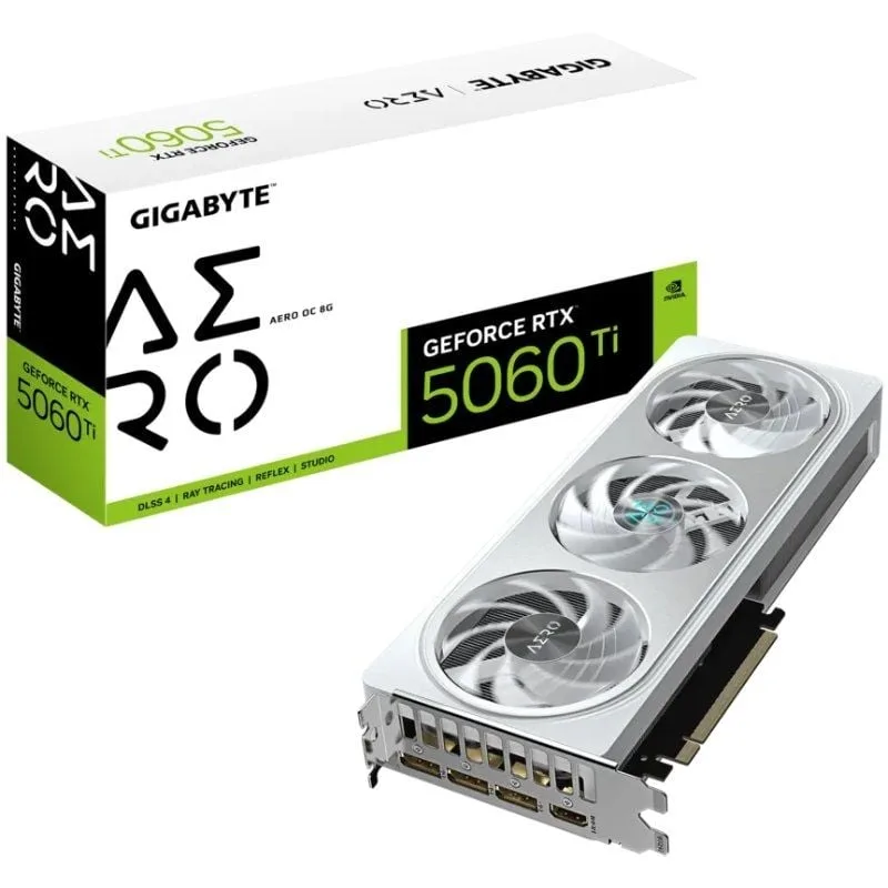 Tarjeta Gráfica Gigabyte GeForce RTX 5060 Ti AERO OC