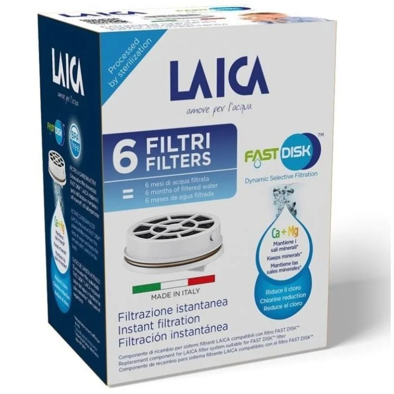 Filtro de Carbón FAST DISK Laica FD06A