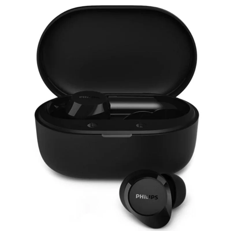Auriculares Bluetooth Philips TAT1300BK con estuche de carga