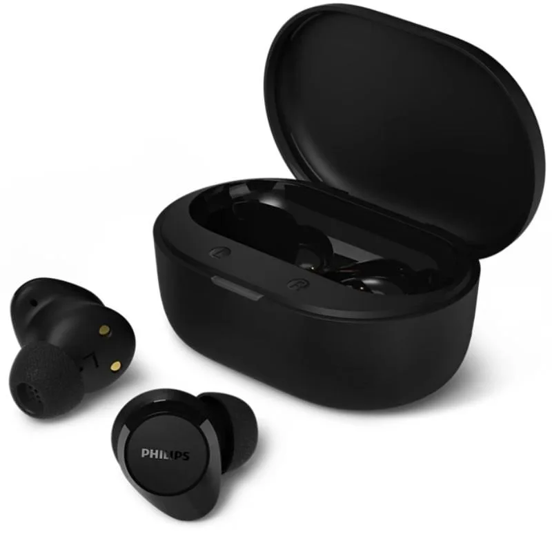 Auriculares Bluetooth Philips TAT1300BK con estuche de carga, foto 2