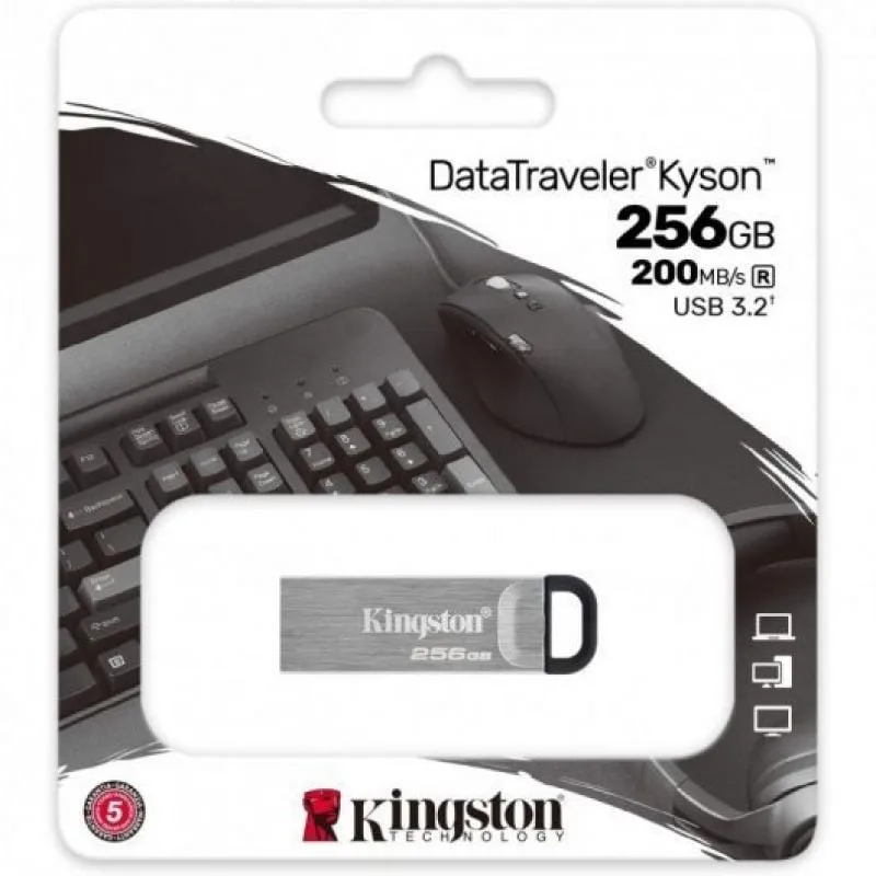 Pendrive 256GB Kingston DataTraveler Kyson USB 3.2, foto 4