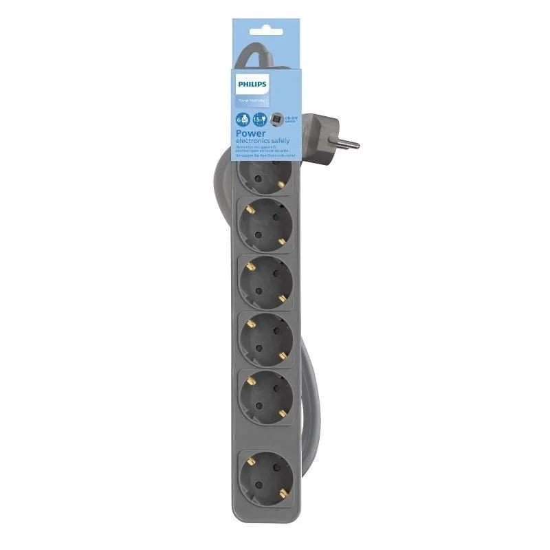 Regleta con Interruptor Philips CHP2164G/10, foto 2