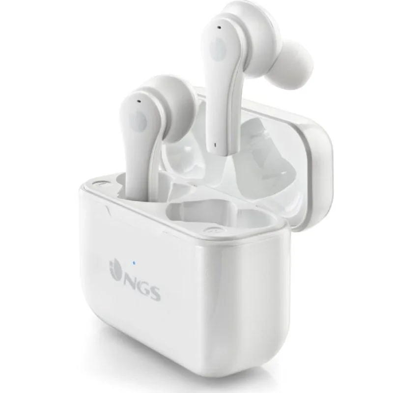 Auriculares Bluetooth NGS Ártica Bloom con estuche de carga
