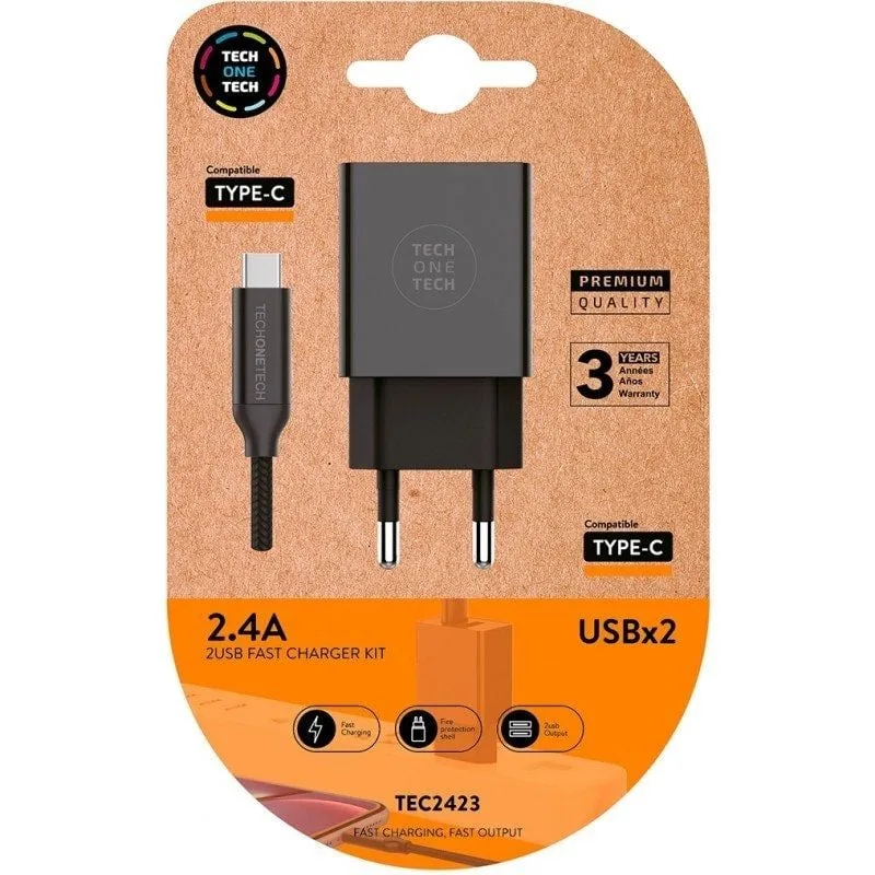 Cargador de Pared Tech One Tech TEC2423