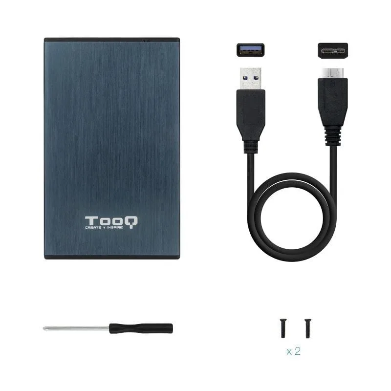Caja Externa para Disco Duro de 2.5" TooQ TQE-2527PB, foto 3