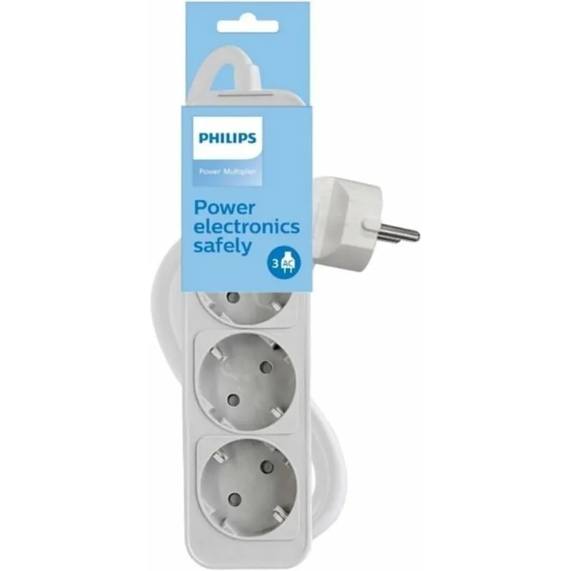 Regleta con Interruptor Philips CHP2134W/12