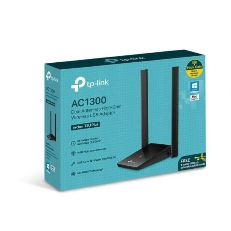 Adaptador USB - WiFi TP-Link Archer T4U Plus, foto 5
