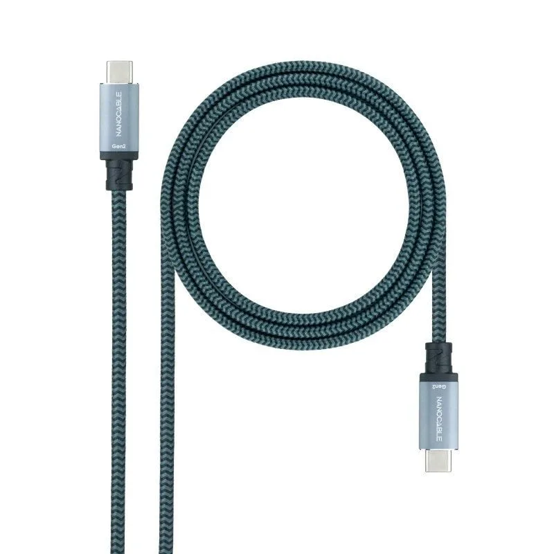 Cable USB 3.1 Tipo-C Nanocable 10.01.4102-COMB, foto 2