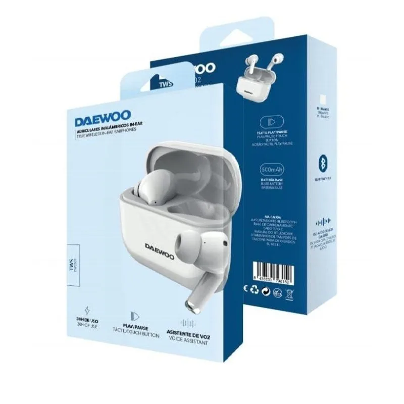 Auriculares Bluetooth Daewoo DW2002 con estuche de carga, foto 4