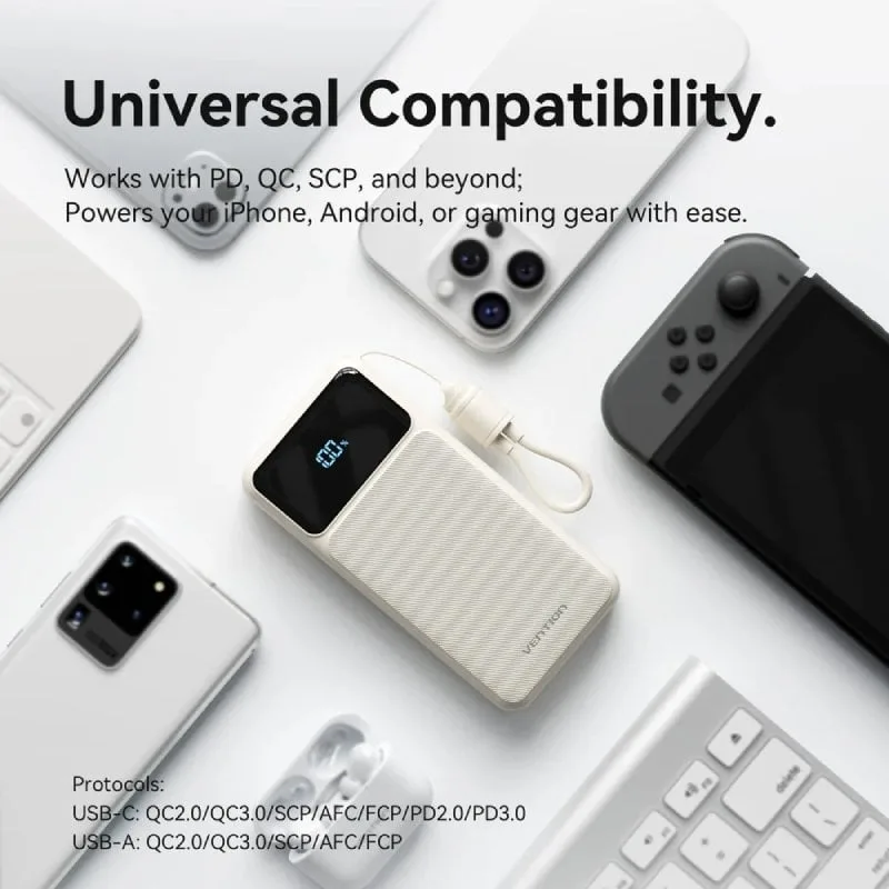 Powerbank 20000mAh Vention XGYW0-40-TY, foto 3