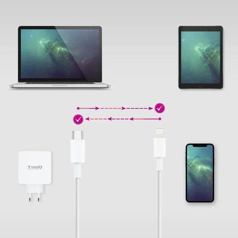Cable USB 2.0 Tipo-C Lightning Nanocable 10.10.0600, foto 5