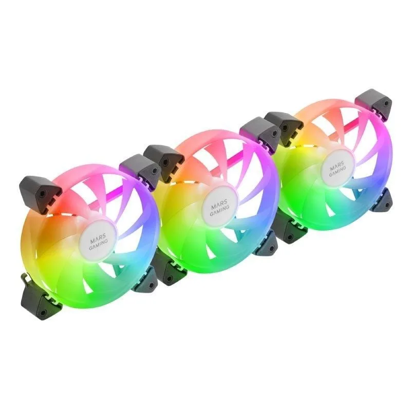 Pack 3 Ventiladores Mars Gaming MF-3A, foto 2