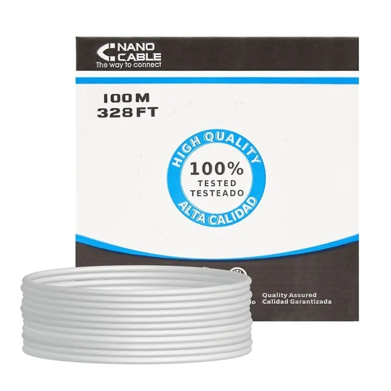 Bobina de Cable RJ45 UTP Nanocable 10.20.0302 Cat.5e