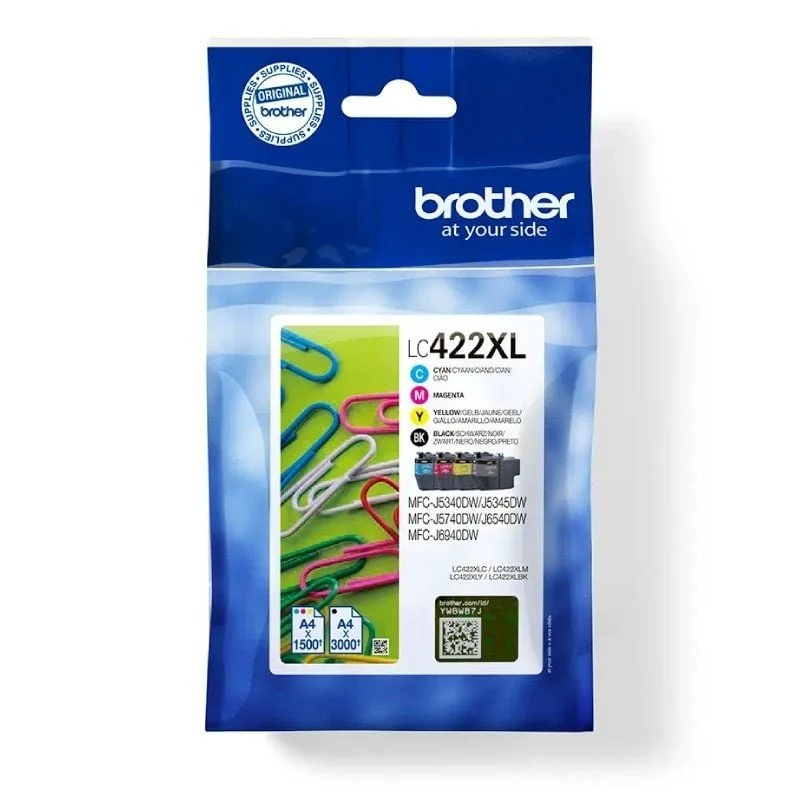 Cartucho de Tinta Original Brother LC-422XL Alta Capacidad Multipack, foto 2