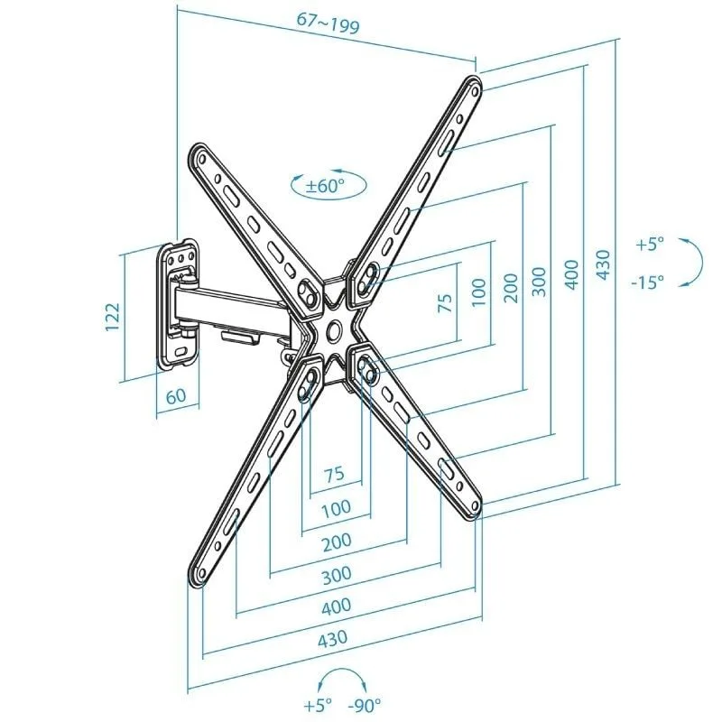 Soporte de Pared Extensible, foto 5
