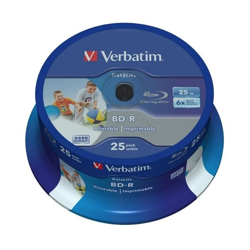Blue-Ray BD-R Verbatim 43811 Imprimible 6X