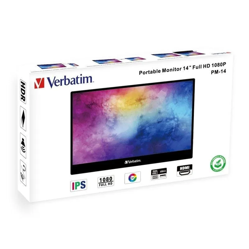 Monitor Portátil Verbatim PM-14 14", foto 4