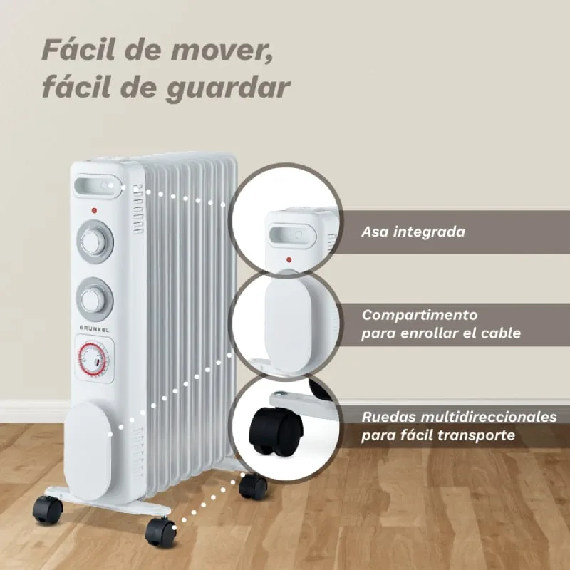 Radiador de Aceite Grunkel RD-2500S, foto 3