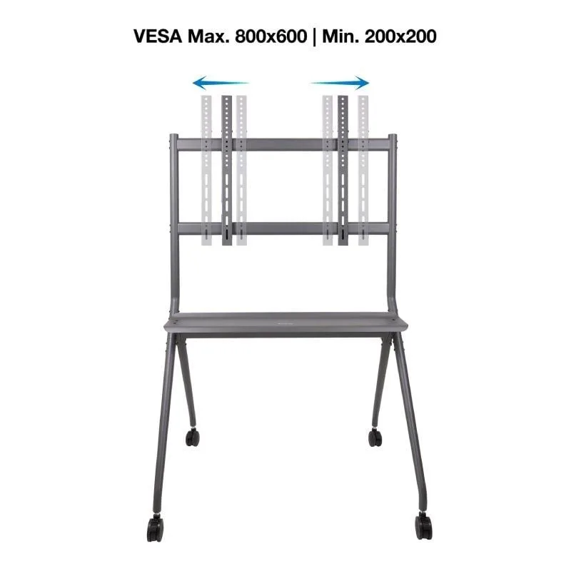 Soporte de Suelo con Ruedas TooQ FS20205M-B para TV de 50-86", foto 2