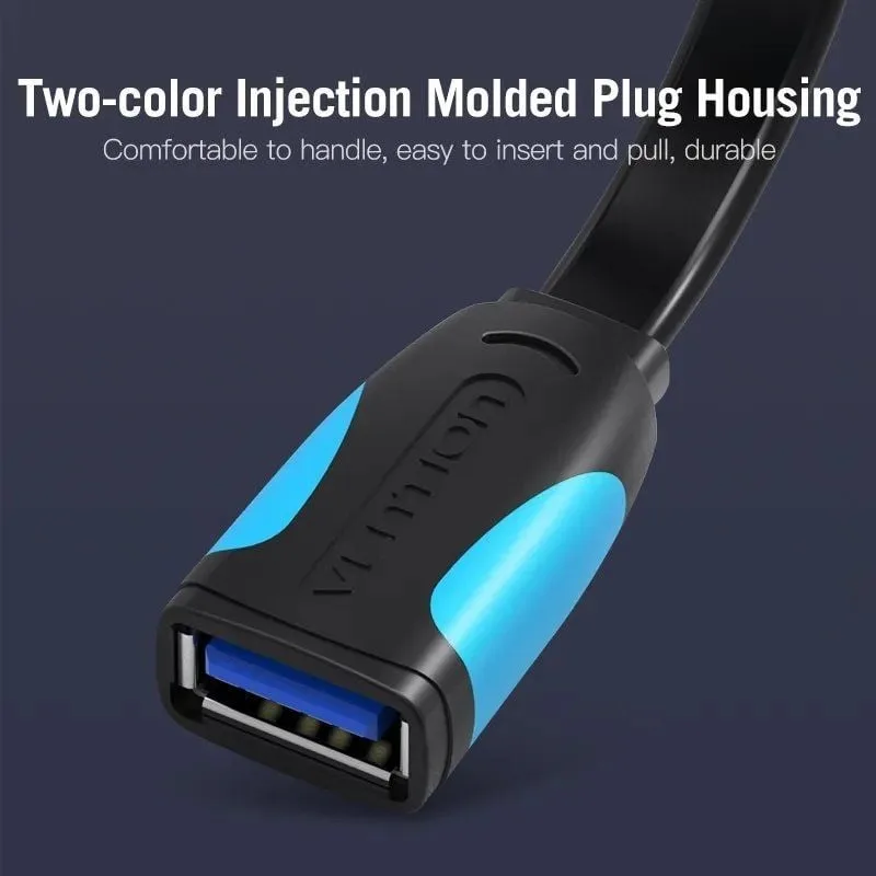 Cable Alargador USB 3.0 Vention VAS-A13-B100, foto 3